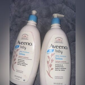 Aveeno Baby   Daily Moisture Lotion 18fl oz 2 of them